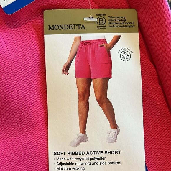 NEW Mondetta Soft Ribbed Active Shorts - Picture 1 of 7